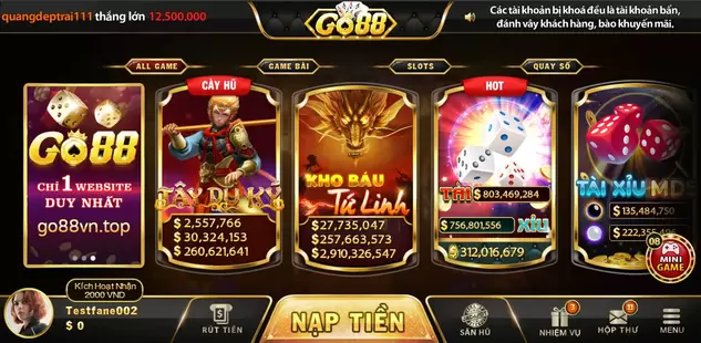 Thông tin nạp tiền của Rikvip rất đơn giản - Rikvip
